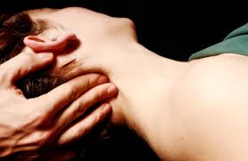 Massaging head and neck